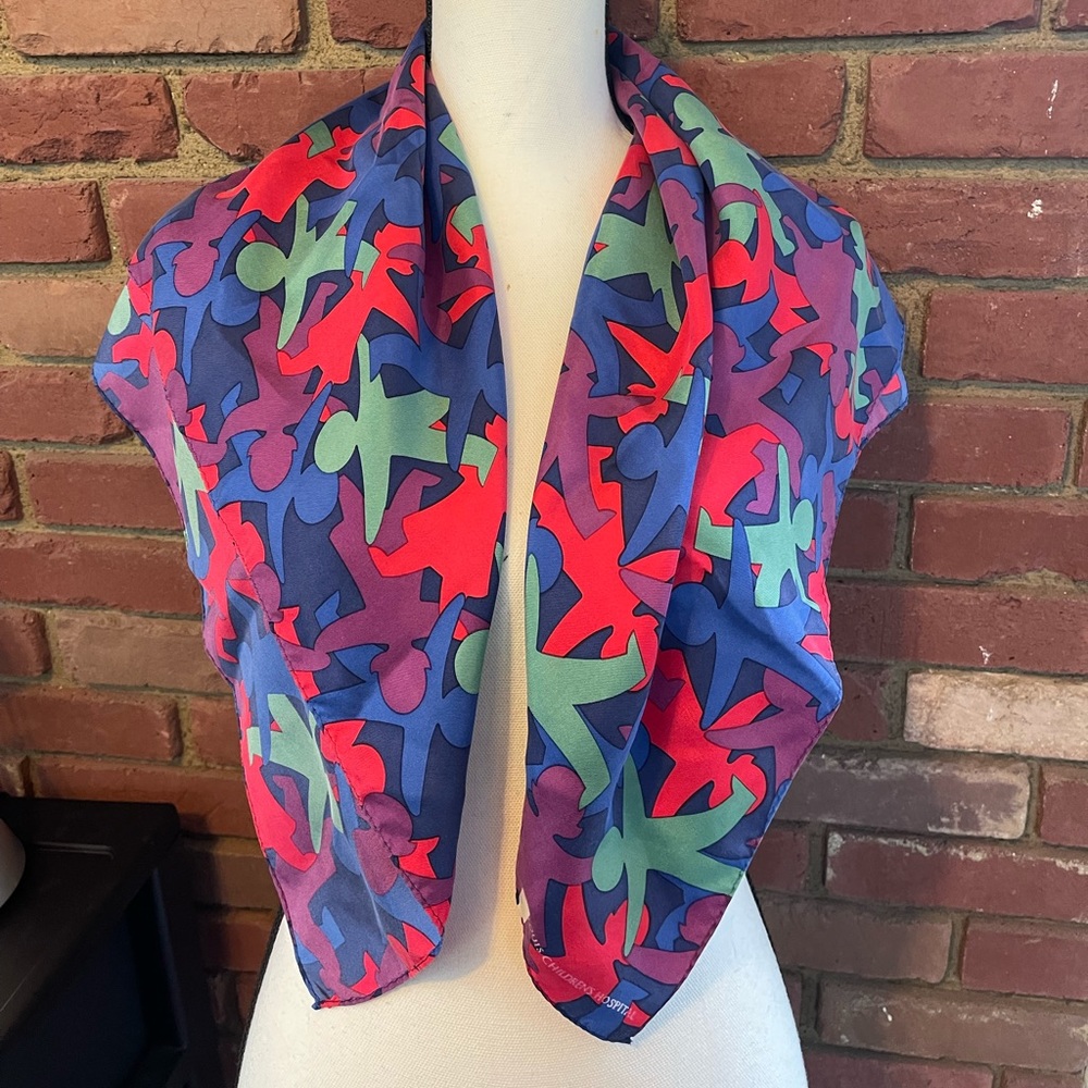 🔥CHILDREN'S 🔥RESEARCH HOSPITAL Silk Scarf 35“ Square Vintage 🔥
